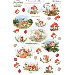 Pannello P-124 Animali del...