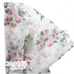 Garza Leggera stampa rose