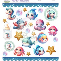 PANNELLO FELT-024 BABY MARE