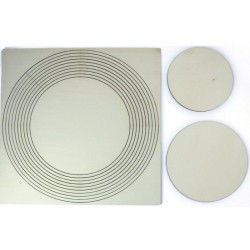 Cerchi saturno h 30cm